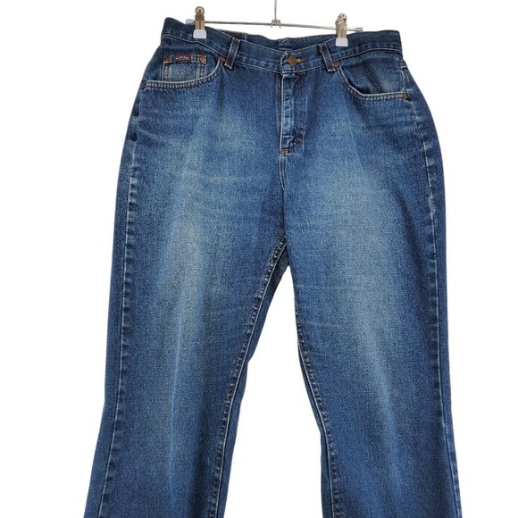 RIDERS By Lee Jeans Women's Straight Leg Denim 5-Pocket Reg. Fit Blue 16 - Picture 4 of 9